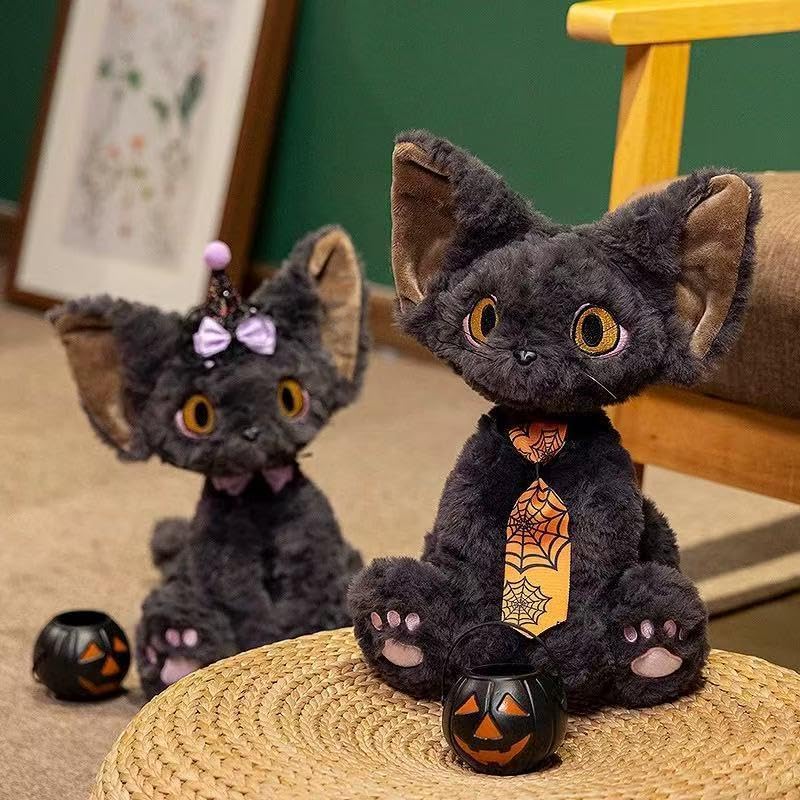 Amazon.co.jp: SIONOIS ドイツ巻き毛猫ぬいぐるみ 黒猫 : ペット用品